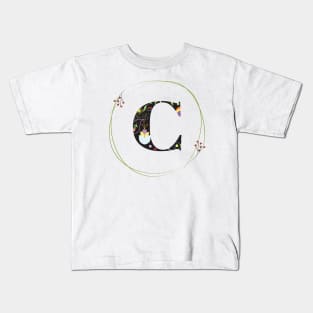 C Initial Kids T-Shirt